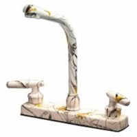 American Brass AMBCAMO-TTS-800 8 in. Value Added Lavatory with Lever Handles, White Camouflag Perspective: Main