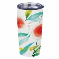 Christian Art Gifts 249988 Orange Blossoms Make Every Day Count Travel Mug, Stainless