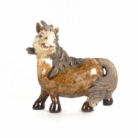 Hi-Line Gift SC010-H Happy Horse Figurine, Glazed Finish