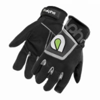 Alpha Gloves AG02-01-M The Standard Gloves- Black - Medium