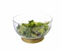 Glass Bowl With Mosaic Base - 10 D