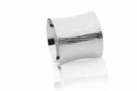 Set Of 6 Silver Napkin Rings