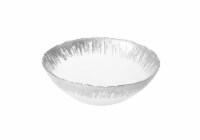 Individual Bowls With Flashy Silver Design - 6.75 D