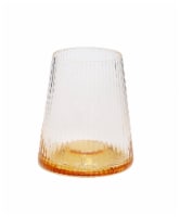 Set of 6 Tumblers with Gold Dipped Bottom
