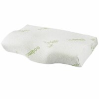 Bamboo Memory Foam Sleep Pillow Contoured Cervical Orthopedic Pillow Neck Support Breath