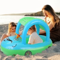 Baby Inflatable Pool Float Car Shaped Toddler Swimming Float Boat Pool Toy Infant Swim Circle
