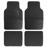 Automotive Car Floor Mats Water Auto Carpet Front Rear Liner Pads Mats Universal Fit Faux