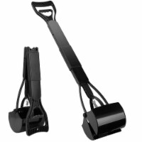 31.5in Pet Pooper Scooper Foldable Long Handle Dog Poop Waste Pick Up Rake for Large Medium