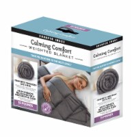 Calming Comfort Weighted Blanket - 15 Pounds - Gray Perspective: Main