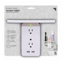 Sharper Image Socket Shelf Ultra