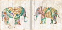 Patton Boho Paisley Elephant Canvas - Assorted Perspective: Main