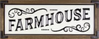 Patton Framed Metal Farmhouse Sign Perspective: Main