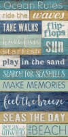 Patton Ocean Rules Canvas Wall Decor