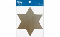 Chip Shape 8pc Star of David Natural