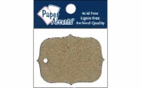 Chip Shape Tag 12pc Marquee #4 Natural