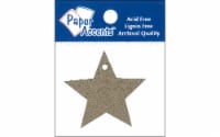Chip Shape Tag 12pc Star Natural
