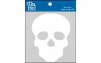 Chip Shape 8pc Sugar Skull White