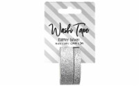 PA Essentials Glitter Washi Tape - Silver