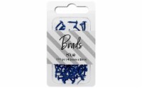 Brads 4.5mm x 8mm 100pc Solid Blue