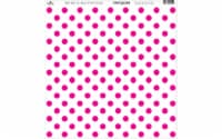 PaperCafe Cdstk 12x12 15pc White Hot Pink Dot