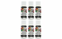 Decoart Crafter's Acrylic Paint 2oz White 6pc