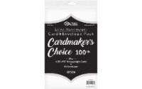 Paper Accents Cardmakers Choice Card & Envelope Pack - White