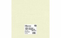 Cdstk Glimmer 12x12 80lb 25pc Pk Irish Cream
