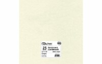 Cdstk Parchment 12x12 65lb 25pc Pk Cream