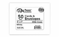Card & Env 5x7 50pc White