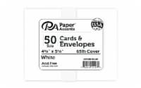 Card & Env 4.25x5.5 50pc White