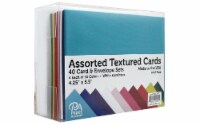 Paper Accents Mini Textured Cards and Envelopes - 40 Pack