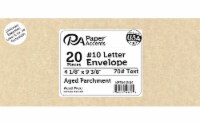 Envelope #10 Letter 20pc Aged Parchment