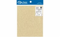 Paper Accents Card & Envelopes Glitter Light Gold