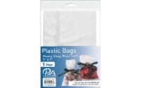 PA Ess Bag Heavy Duty Heat Seal 5x7  Clear 5pc