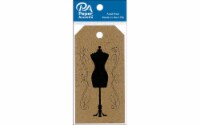 Tags 2x3.75 25pc Dress Form Brown Bag