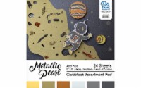 Paper Accents™ Pealrized Cardstock - 24 Sheets - Metallics