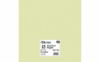 Paper Pearlized 12x12 80lb 25pcPk Honeydew