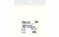 Cdstk Smooth 8x8 65lb Cream 25pc