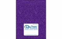 Cdstk Glitter 8.5x11 85lb 15pc Pk Grape Jam