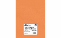 Cdstk Glimmer 8.5x11 80lb 25pc Pk Carrot Stick