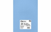 Cdstk Mini Dots 8.5x11 80lb 25pc Pk Bluebells