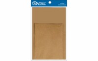 Card & Env 4.25x5.5 10pc Brown Bag