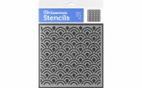 PA Ess Stencil 6x6 Scallop Pattern