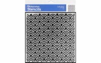 PA Ess Stencil 12x12 Scallop Pattern