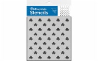 PA Ess Stencil 6x6 Shamrock Pattern