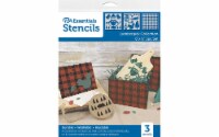 PA Ess Stencil 6x6 3pc Lumberjack Collection