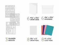 Cardmaking Kit with Stencils 31pc Bohemian