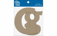 Chipboard Letter 4 Gg 2pc Natural