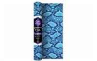 Iron On Vinyl 12x19 Roll Print Blue Snake