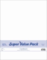 Paper Accents Super Value Pack Card Stock - 50 Count - White Perspective: Main